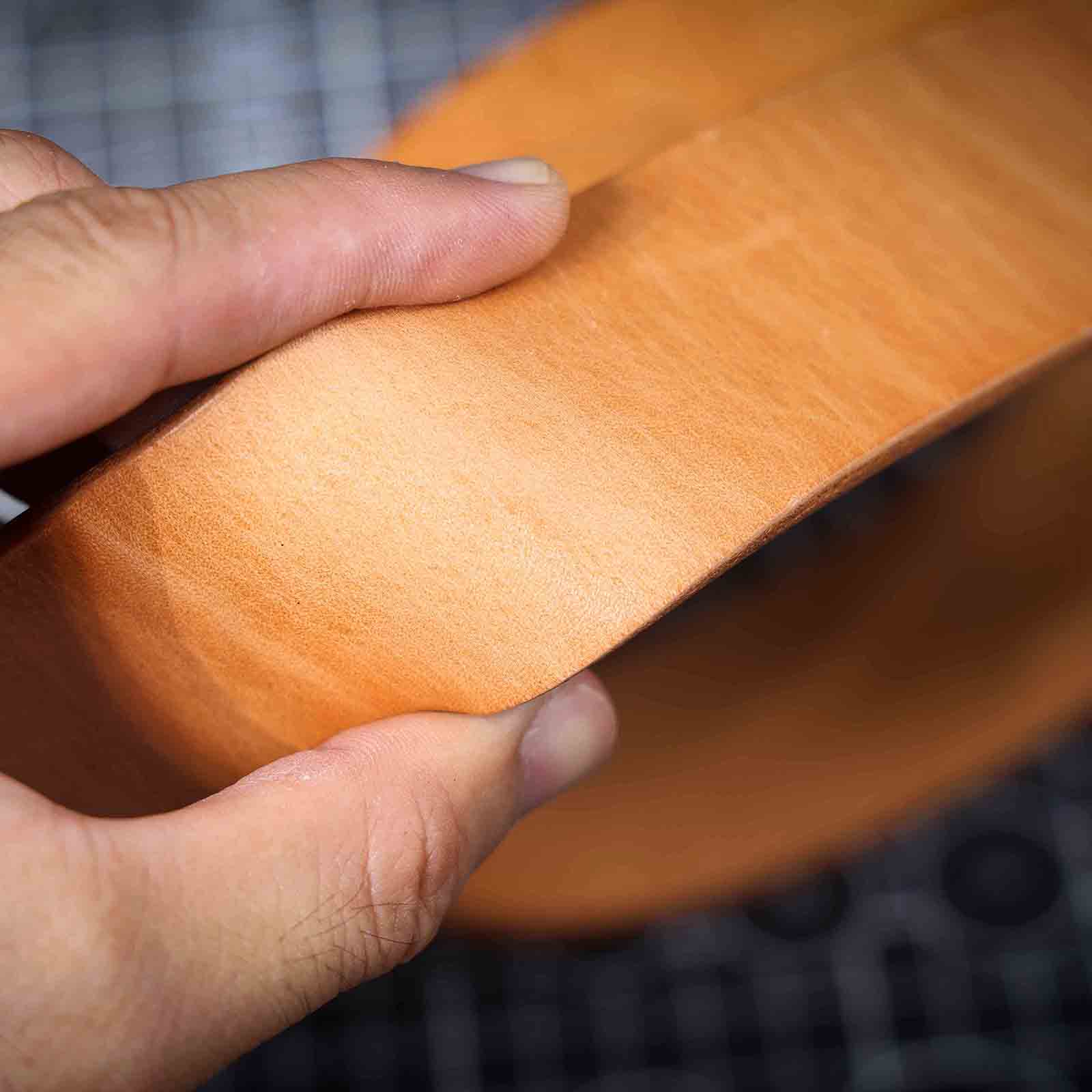 Genuine Leather Men's Belt & Original Thick Full Grain & Solid Brass Buckle