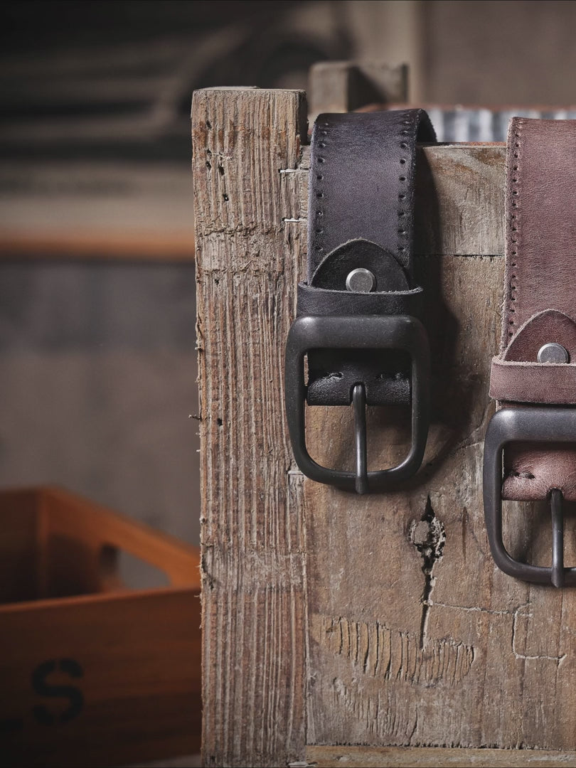 Genuine Leather Men's Belt & Thick Full Grain & Handmade Belt